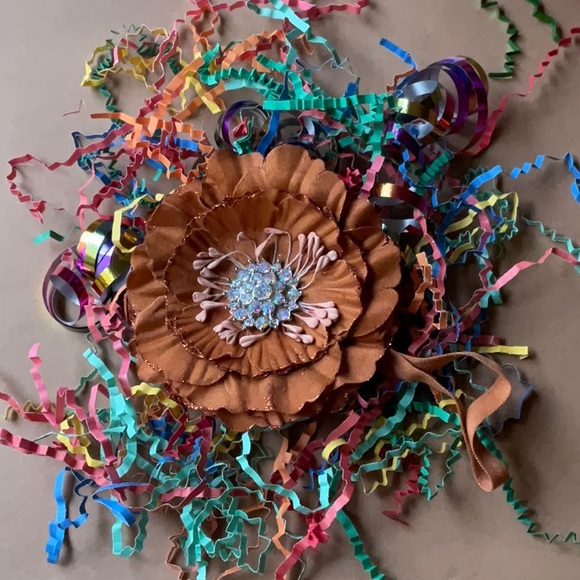 🌰 TIEKS CHESTNUT FLOWER 🌰 NWOT 🌰 - Picture 9 of 16